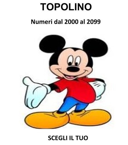 Topolino nuovi fascia 2000 - nuovi,